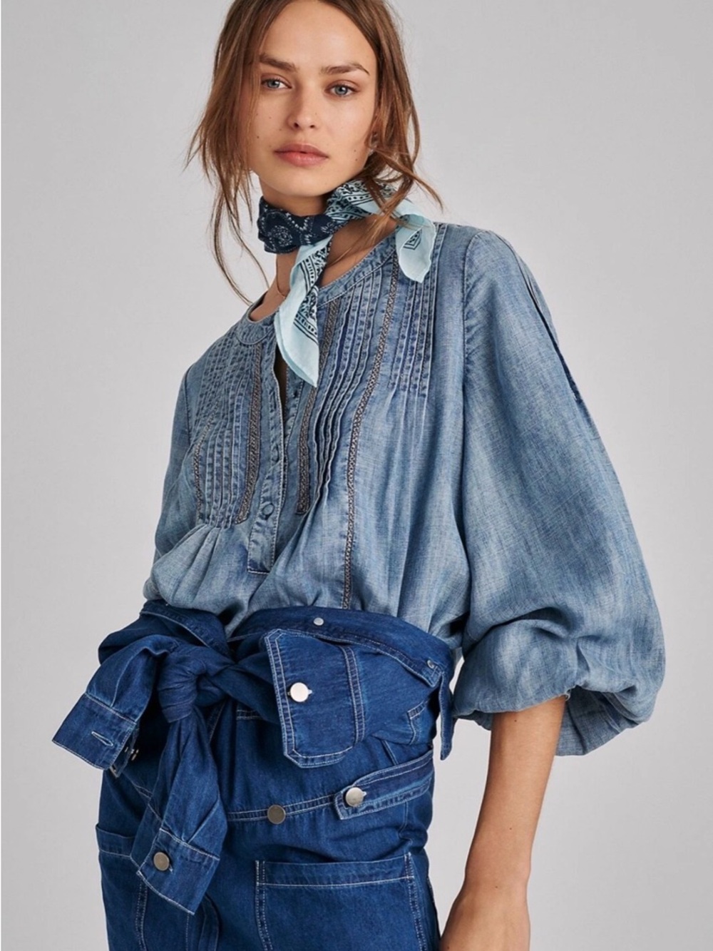 New Anthropologie X Mare Mare Denim Jumpsuit -